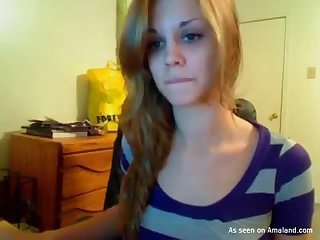 Gorgeous Teen Stripping On Cam